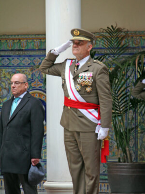 En la celebración de la inmaculada, se  rindió homenaje a los que dieron su vida por España en Sevilla