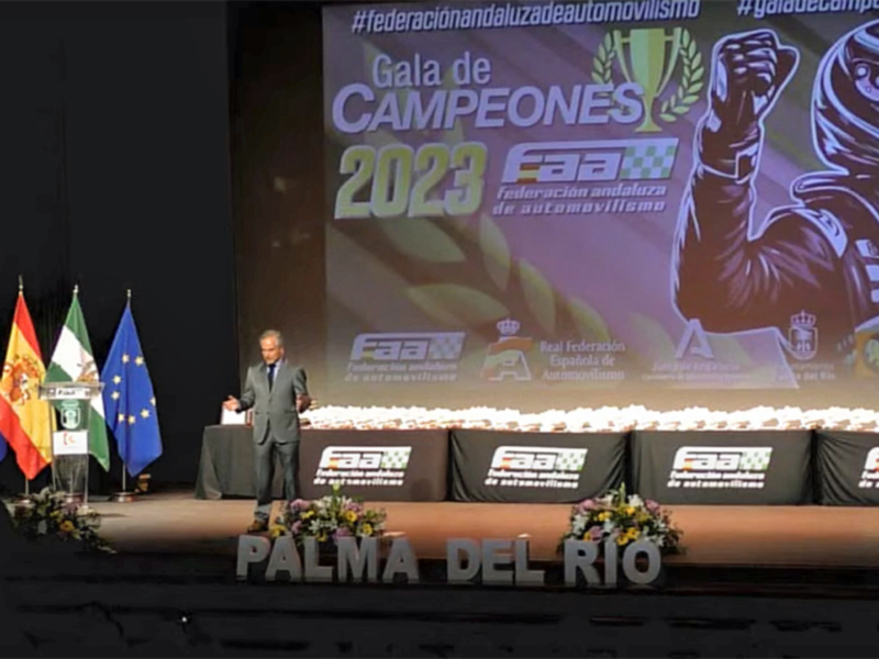 Gala de Campeones 2023 en la Federación Andaluza de Automovilismo, celebrada en Palma del Río.