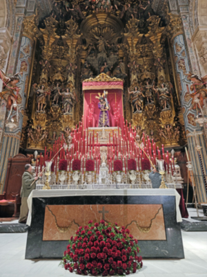 El Arzobispo de Sevilla  José Ángel Saiz presidió la Solemne Función a Jesús de la Pasión en Sevilla
