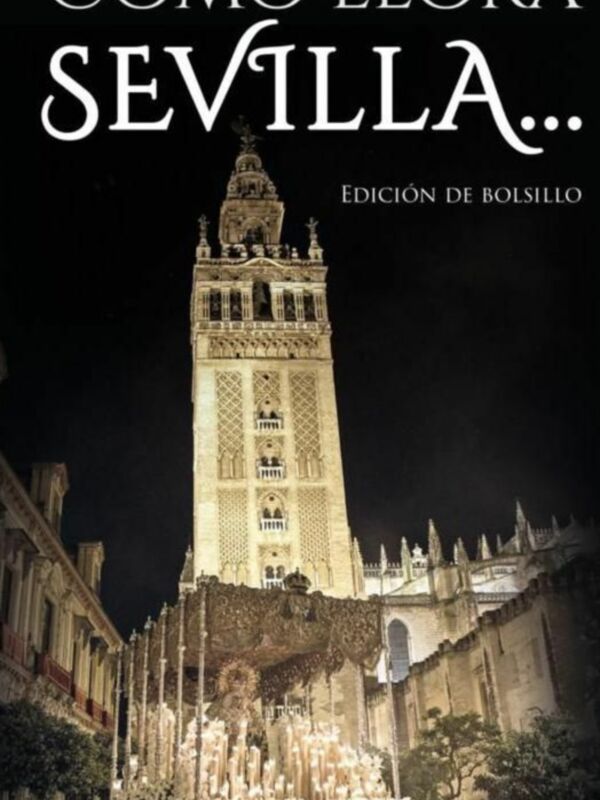 La Giralda de Sevilla, una famosa torre gótica en España. La noche ilumina la estructura histórica, destacando su arquitectura y el ambiente nocturno.