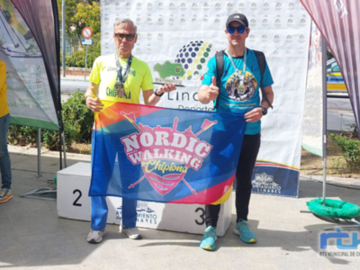 El chipionero Juan Antonio Marín se proclama subcampeón de Andalucía de Nordic Walking en categoría máster 70
