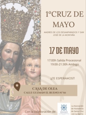 *CRUZ DE MAYO* CONGREGACIÓN MADRES DE DESAMPARADOS y SAN JOSÉ DE LA MONTAÑA EN SEVILLA
