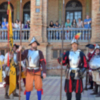 La Plaza de España, de Sevilla escenario de recreaciones de antiguos ejércitos españoles y extranjero 