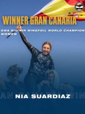El Náutico Sevilla se corona en el Mundial de wingfoil Big Air