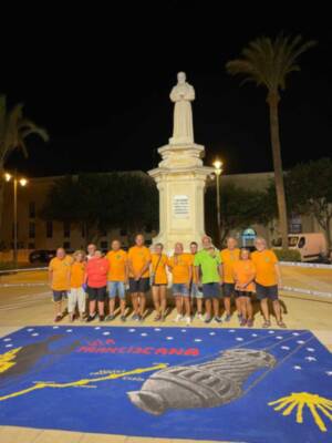 La imagen de la alfombra de sal creada junto al Santuario de Regla por la festividad del Apóstol Santiago ya recorre el mundo  