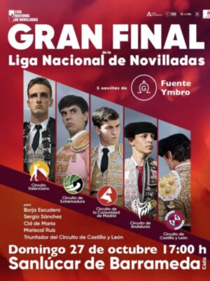 Sanlúcar de Barrameda acogerá la gran final de la Liga Nacional de Novilladas