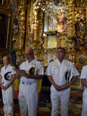 La Hermandad de Mareantes del Sur rinde homenaje a la Virgen del Buen Aire en Sevilla