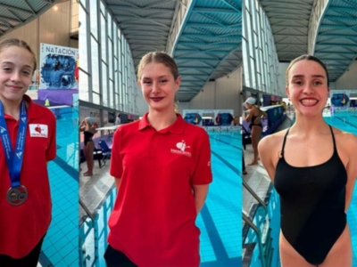Triple recompensa para el Club Natación Sincro Sevilla en los Campeonatos de España