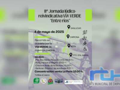 El domingo 4 de mayo se celebrará la jornada lúdico reivindicativa Vía Verde ‘Entre Ríos’ 