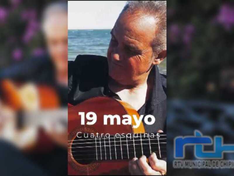 Concierto de cuatro esquinas el 19 de mayo en la RTVMunicipal de Chipiona.
