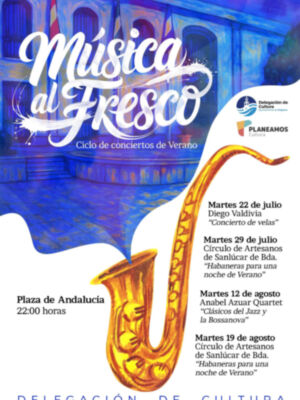 Cultura ofrece este verano en Chipiona Música al Fresco, un ciclo de conciertos con el programa Planeamos de Diputación