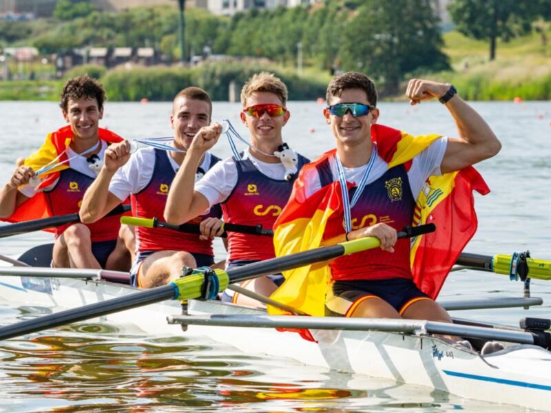 Subtítulo mundial sub23 para el remo sevillano en Polonia 