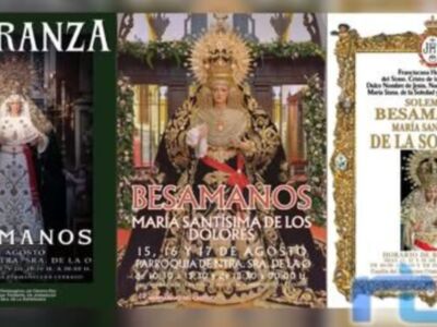 Besamanos en Chipiona de Nuestra Señora de la Soledad, de María Santísima de los Dolores y de Nuestra Señora de la Esperanza
