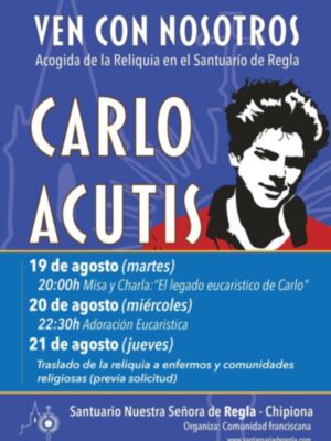 Agosto en el Santuario de Regla: encuentro con la reliquia del beato Carlo Acutis