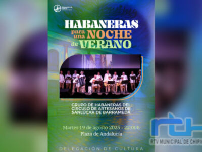 Cultura ofrece mañana en Chipiona, dentro del ciclo Música al Fresco, el concierto ‘Habaneras para una noche de verano’ 