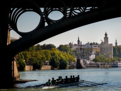 La Torre del Oro, punto de llegada de la 59ª Regata Sevilla-Betis