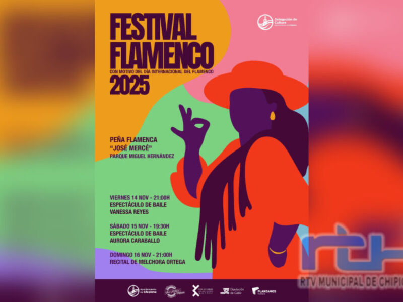 Melchora Ortega, Vanessa Reyes y Aurora Caraballo la próxima semana en la programación de Chipiona para el Día del Flamenco