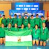 La selección andaluza de remo en edad escolar, subcampeona de España 