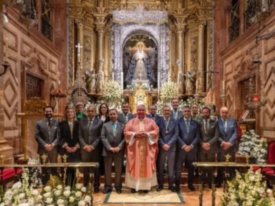 Los miembros de la nueva Junta de Gobierno, encabezada por el Hermano Mayor NHD Fernando Fernández Cabezuelo, tomaron posesión de sus cargos anoche en la celebración de la Sabatina