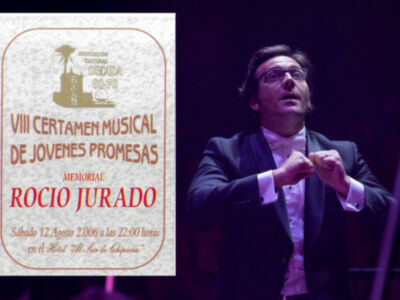 20 años del primer acto público que se celebró en Chipiona en memoria de Rocío Jurado con el concierto del pianista Clemente Mata