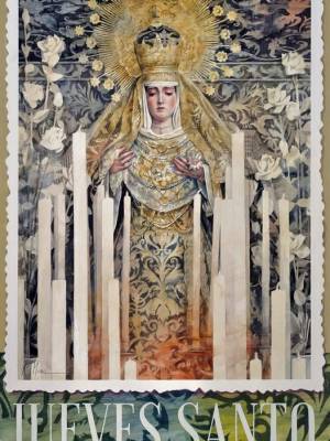  Fe y tradición centenaria en el cartel del Jueves Santo 2026 de la Vera-Cruz de Alcalá del Río