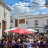 La Plaza de San Gregorio de Alcalá del Río, se llena tras un ensayo que anticipa el Viernes Santo ilipense