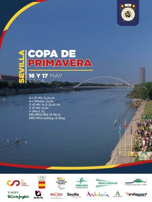 Sevilla, sede de la Copa Primavera y los Campeonatos de España universitarios de remo
