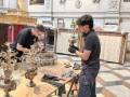 La Catedral de Sevilla culmina los preparativos para la solemnidad del Corpus Christi