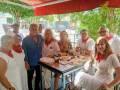 El Hogar Navarro de Sevilla inaugura los Sanfermines con el tradicional chupinazo en el barrio de Nervión
