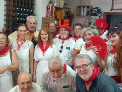 Sevilla se une al espíritu de San Fermín con el tradicional chupinazo organizado por el Hogar Navarro 