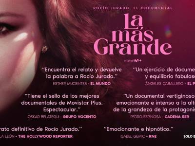 'La más grande', la serie documental Original Movistar Plus sobre la figura de Rocío Jurado, completa desde el jueves 16 de julio en la plataforma