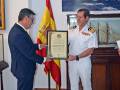 El Ateneo Social y Castrense distingue al Comandante Naval de Sevilla con su máxima distinción honorífica 