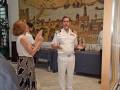 La Comandancia Naval de Sevilla acoge el nombramiento de Ateneísta de Honor al Comandante Naval en un emotivo acto de despedida