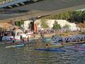Sevilla honra su tradición marinera con la solemne procesión fluvial de la Virgen del Carmen de Calatrava 