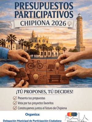Los Presupuestos Participativos de Chipiona 2026 baten récord con más de 6.300 votos válidos