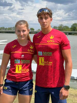 El Club Náutico Sevilla, en el Europeo de piragüismo sprint sub23 de Hungría