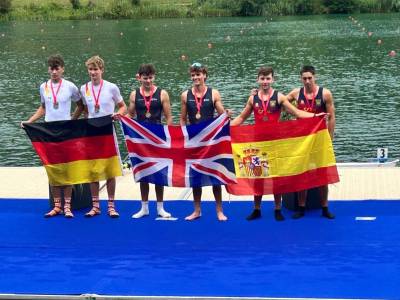 El remo andaluz, protagonista con España en la Copa de la Juventud de Suiza
