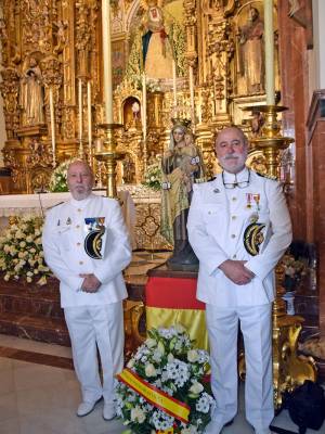 La Comandancia Naval de Sevilla celebra una solemne Eucaristía en honor de la Virgen del Carmen en la Capilla de los Marineros