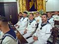 La Comandancia Naval de Sevilla honra a la Virgen del Carmen con una solemne Eucaristía en la Capilla de los Marineros 