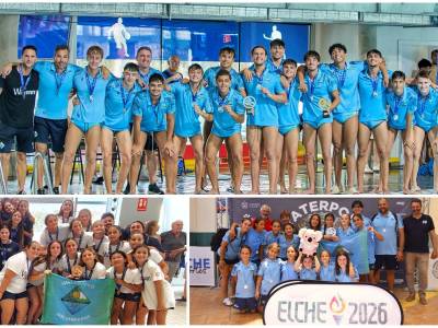 El C.W. Dos Hermanas PQS, top ten del waterpolo español