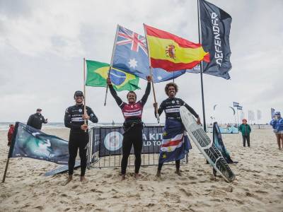 El Club Náutico Sevilla, podio en la Copa del Mundo de kitesurf