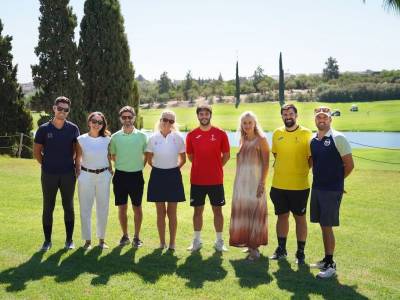 Jornada de puertas abiertas en el Club Zaudín, en Tomares (Sevilla), para probar sus escuelas deportivas