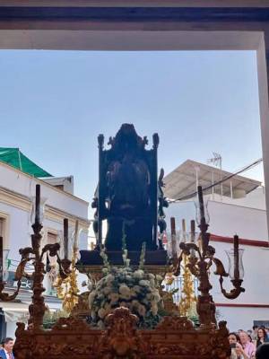 . Alcalá del Río renueva su devoción a San Gregorio de Osset con el traslado de su Patrón a la Parroquia de Santa María de la Asunción 