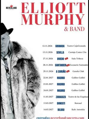 Elliott Murphy vuelve a Sevilla con banda: concierto el 13 de noviembre en Cartuja Center