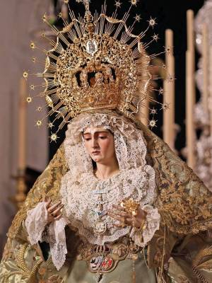 A LA GLORIA DE LA SANTÍSIMA VIRGEN DE LAS ANGUSTIAS EN EL LV ANIVERSARIO DE SU CORONACIÓN CANÓNICA.