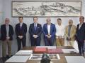 Firma del convenio entre el Ayuntamiento de Los Palacios y Villafranca y la Fundación Caja Rural de Utrera.