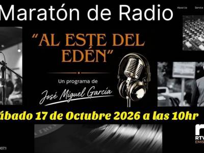 Radio Chipiona emite mañana a partir de las 10:00 horas el tercer maratón de radio ‘Al Este del Edén’