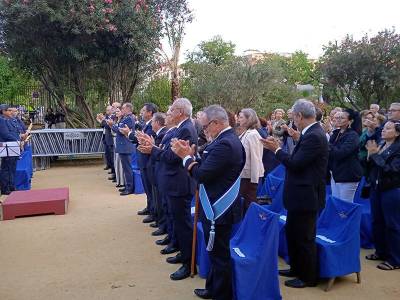 Sevilla rinde homenaje a Cristóbal Colón en el IV Octubre Hispanoamericano con un concierto de la Unidad de Música de Tablada