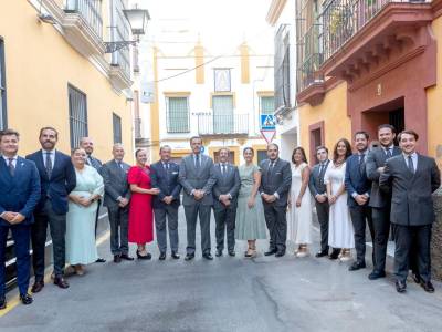 Mario Niebla del Toro Carrión , reelegido hermano mayor de la hermandad del Rocío de la Macarena 