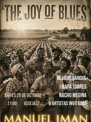 Manuel Imán celebra en Sevilla su cumpleaños este jueves 29 con el espectáculo "THE JOY OF BLUES"  en el escenario de Assejazz